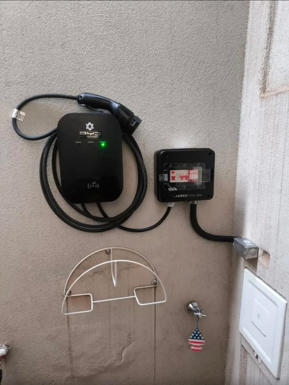 Instalação Wallbox GWM com quadro Steck